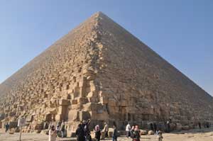 Pyramide de Khéops à Giza, Ancien Empire, IVe dynastie.
