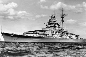 Le KMS Tirpitz est le sister-ship du Bismarck.