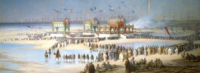 L'inauguration du canal de Suez, 17 novembre 1869