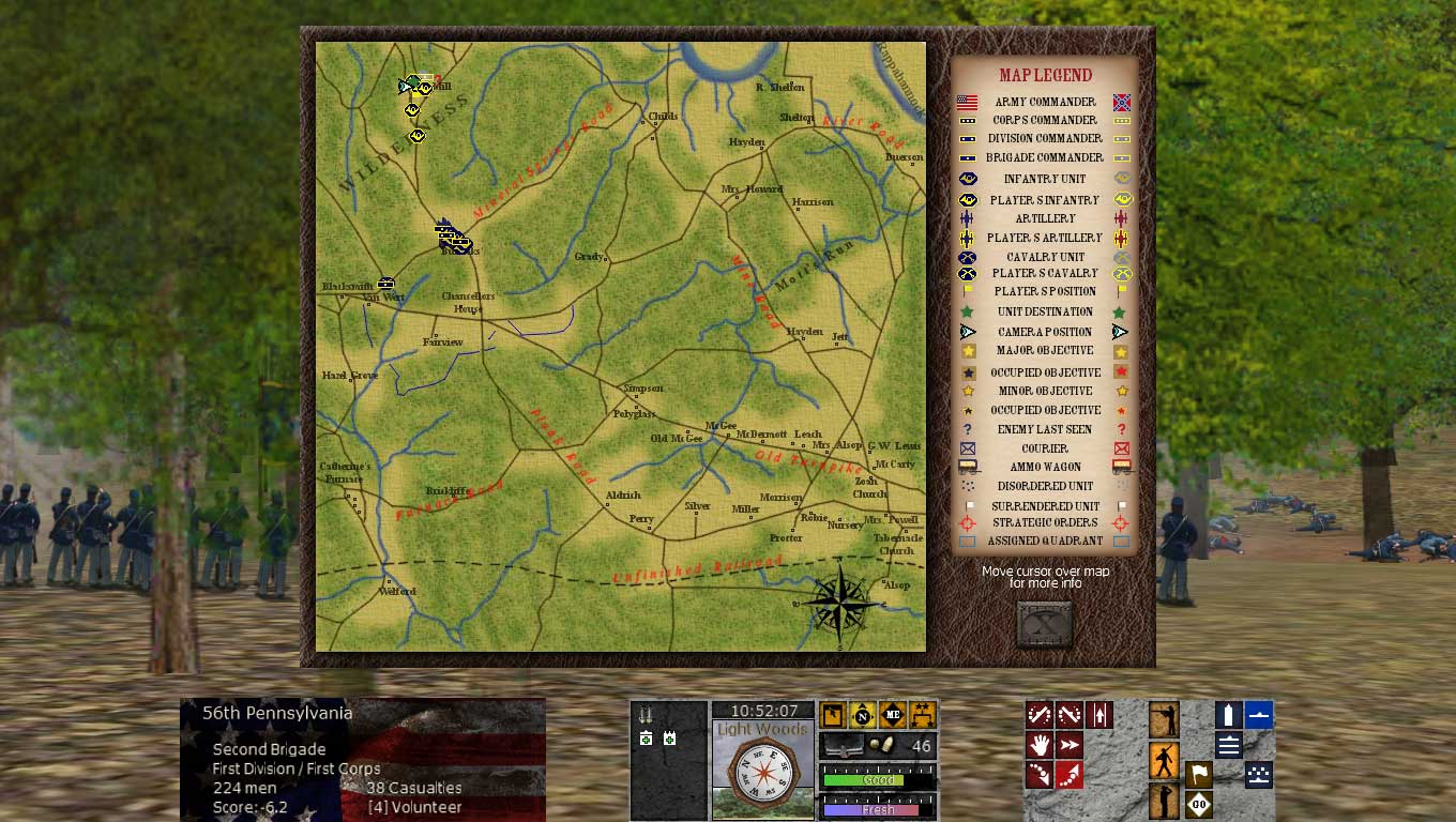 Test de Scourge of War : Chancellorsville