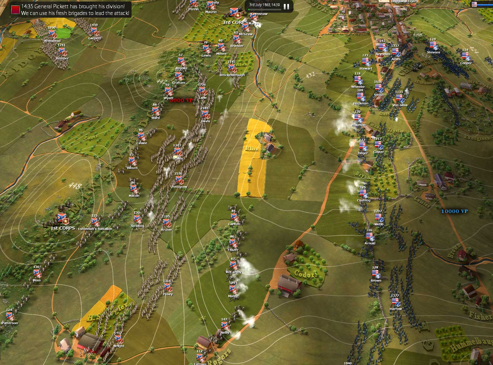Test de Ultimate General : Gettysburg