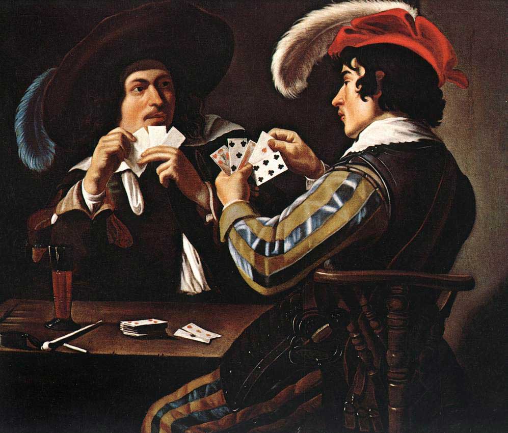 Analyse d'une œuvre de Painkiller : Les joueurs de cartes de Theodoor Rombouts