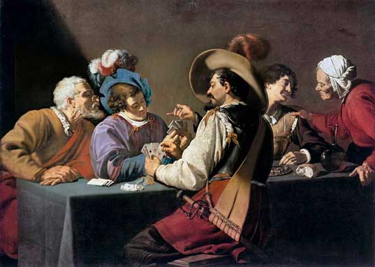 Analyse d'une œuvre de Painkiller : Les joueurs de cartes de Theodoor Rombouts Analyse d'une œuvre de Painkiller : Les joueurs de cartes de Theodoor Rombouts