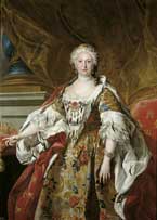 Louis-Michel Van Loo. Elisabeth Farnèse, 1743. Musée de Versailles.