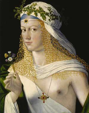 Portrait de femme par Bartolomeo Veneto.