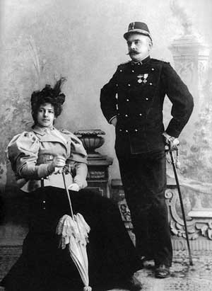 Margaretha Zelle et Rudolph Mac Leod en 1897