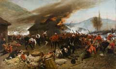 Bataille de Rorke's Drift par Alphonse de Neuville, 1880