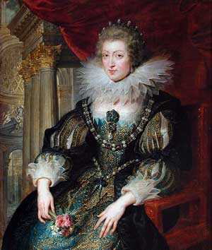 Portrait d’Anne d'Autriche, par Rubens (1625)