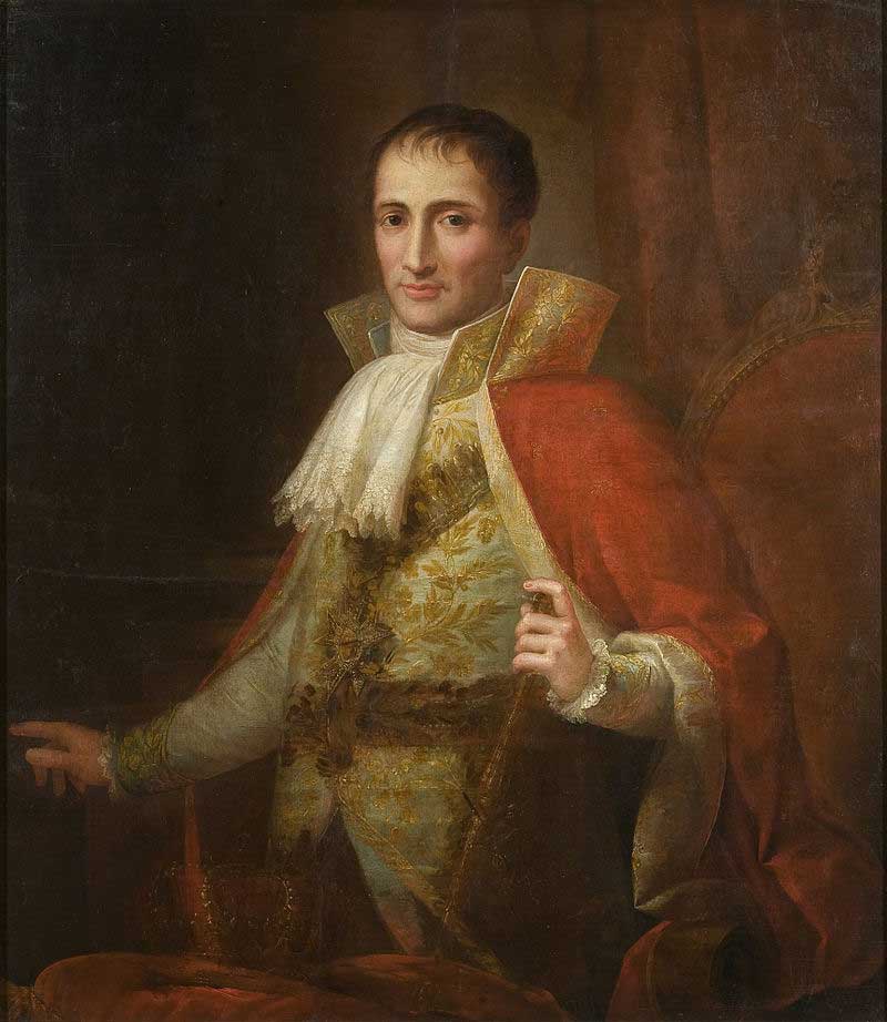 Portrait de Joseph Bonaparte par Joseph Flaugier vers 1809.
