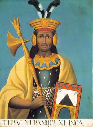 L'empereur inca Tupac Yupanqui (1430-1493), il poursuivit la politique d’expansion territoriale de son père avec succès.