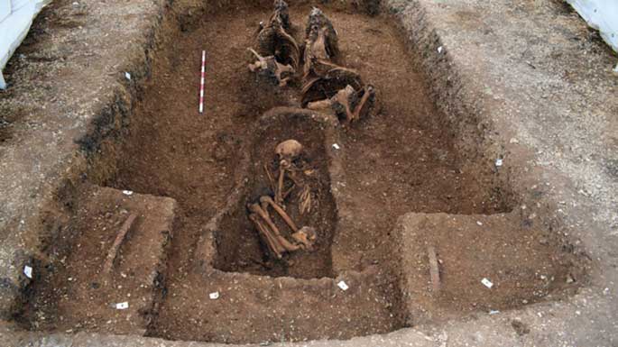 Une tombe celte britannique révèle un exceptionnel mobilier mortuaire