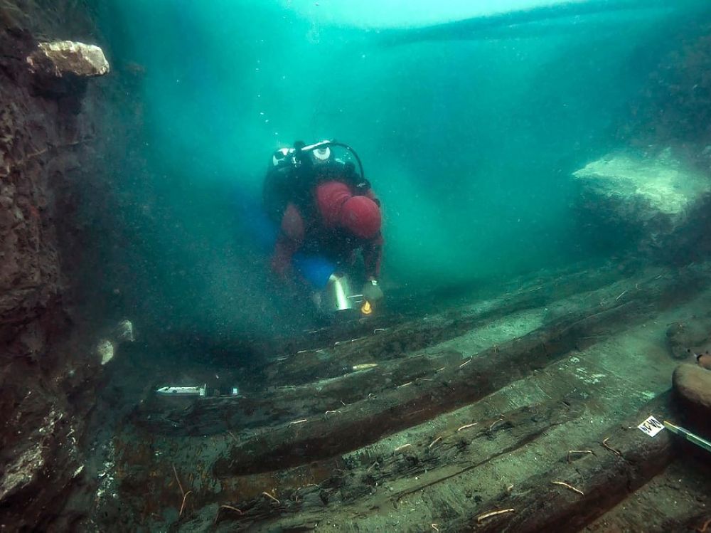 Découverte d'une épave sous-marine dans la cité immergée d'Héracleion