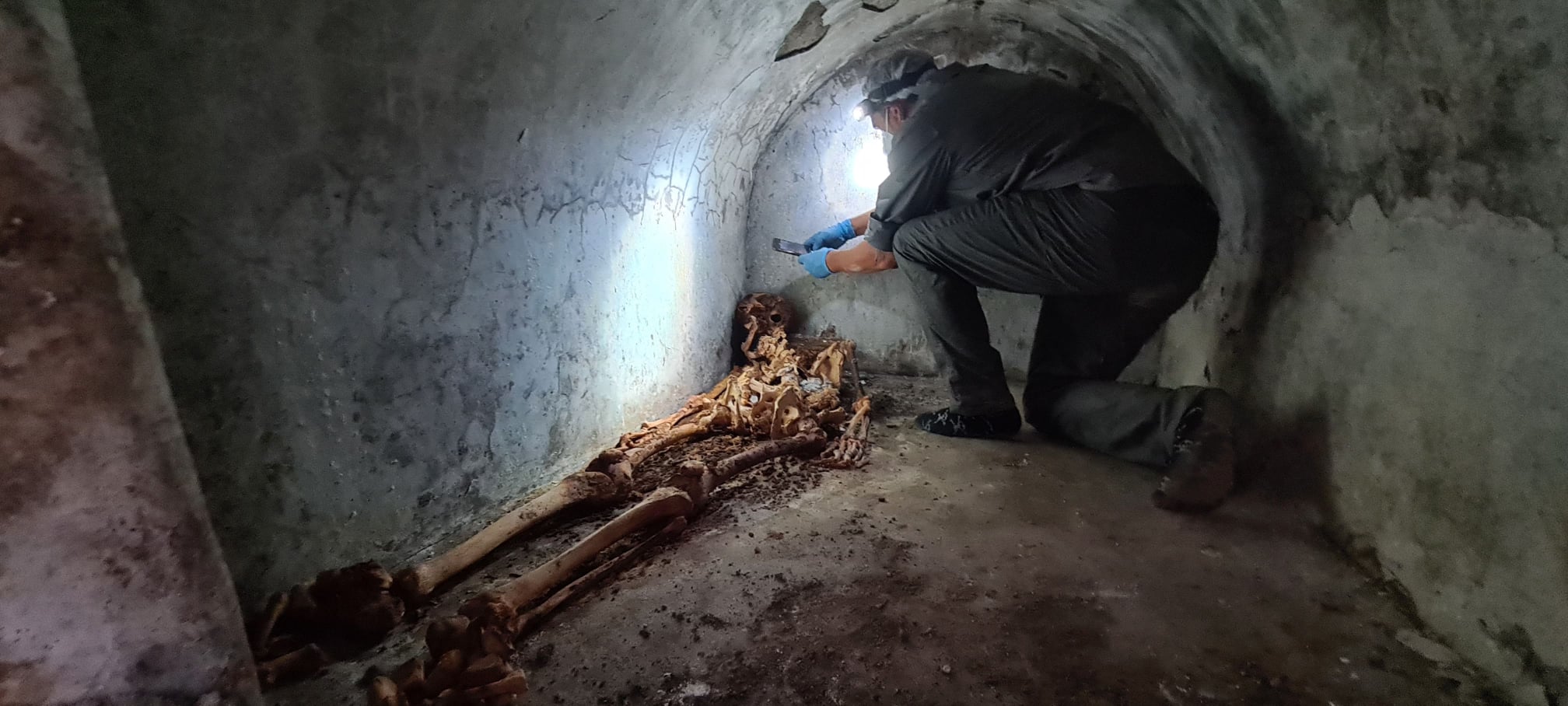 Une dépouille presque intacte découverte à Pompéi
