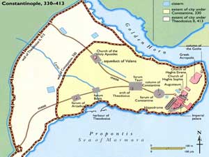 Constantinople entre 330 et 413.