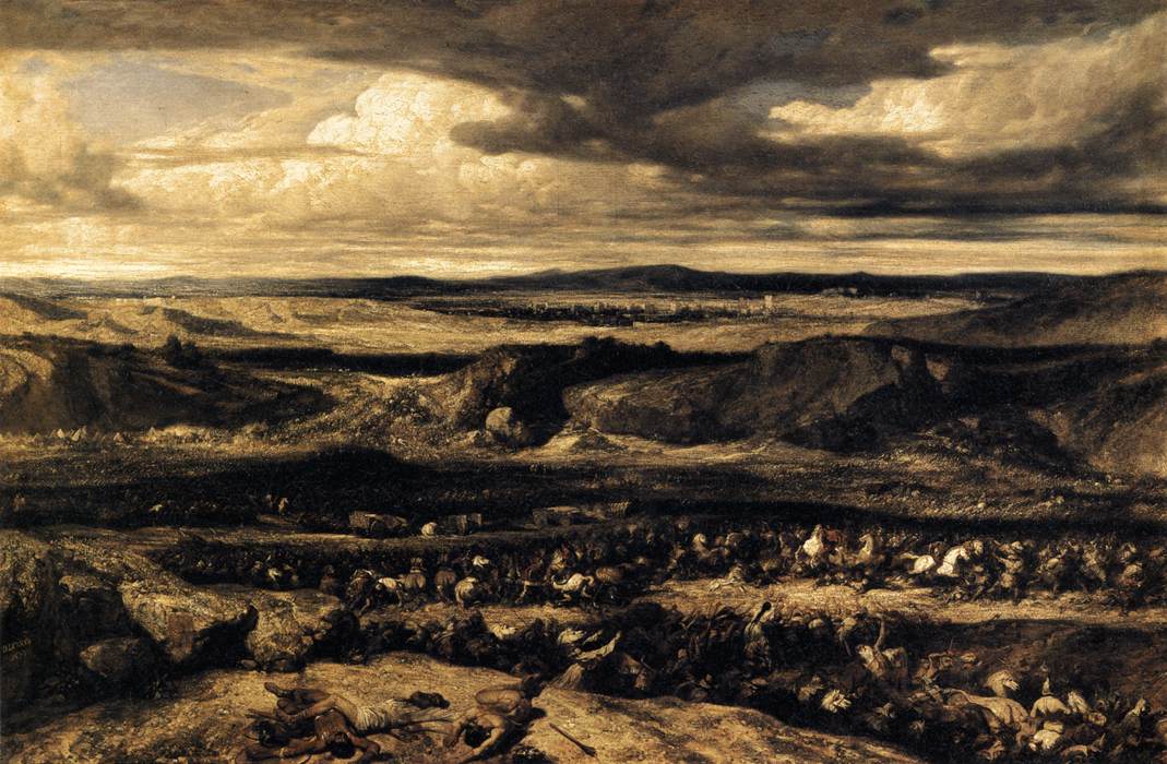 La défaite des Cimbres, par Alexandre-Gabriel Decamps (1833)