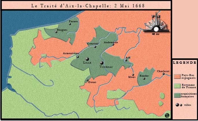Conséquence du traité d'Aix la Chapelle