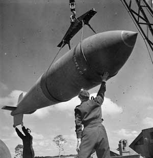 Une bombe Tallboy de 6 tonnes.