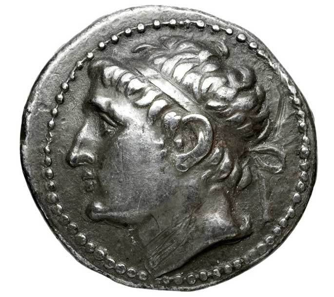 Pièce à l'effigie de Cléomène III.
