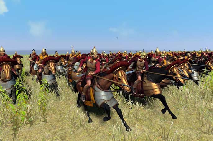 La cavalerie macédonienne au combat.