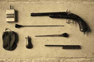 Ancien pistolet de tir par Gastinne Rennette à Paris, XIXème siècle..