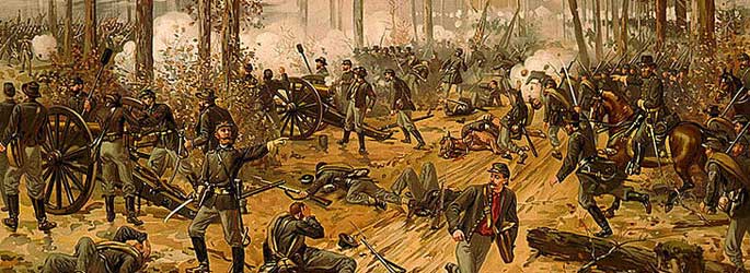 Bataille de Shiloh par Thulstrup