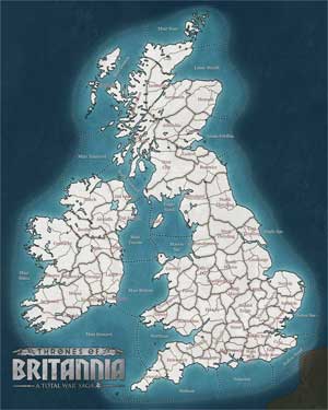 Thrones of Britannia : la carte de campagne se détaille
