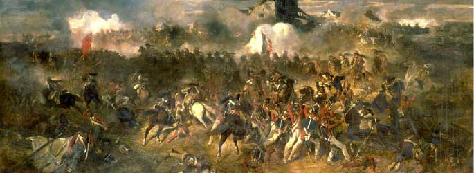 Clément-Auguste Andrieux (1829–1880): La bataille de Waterloo. 18 juin 1815 (1852)