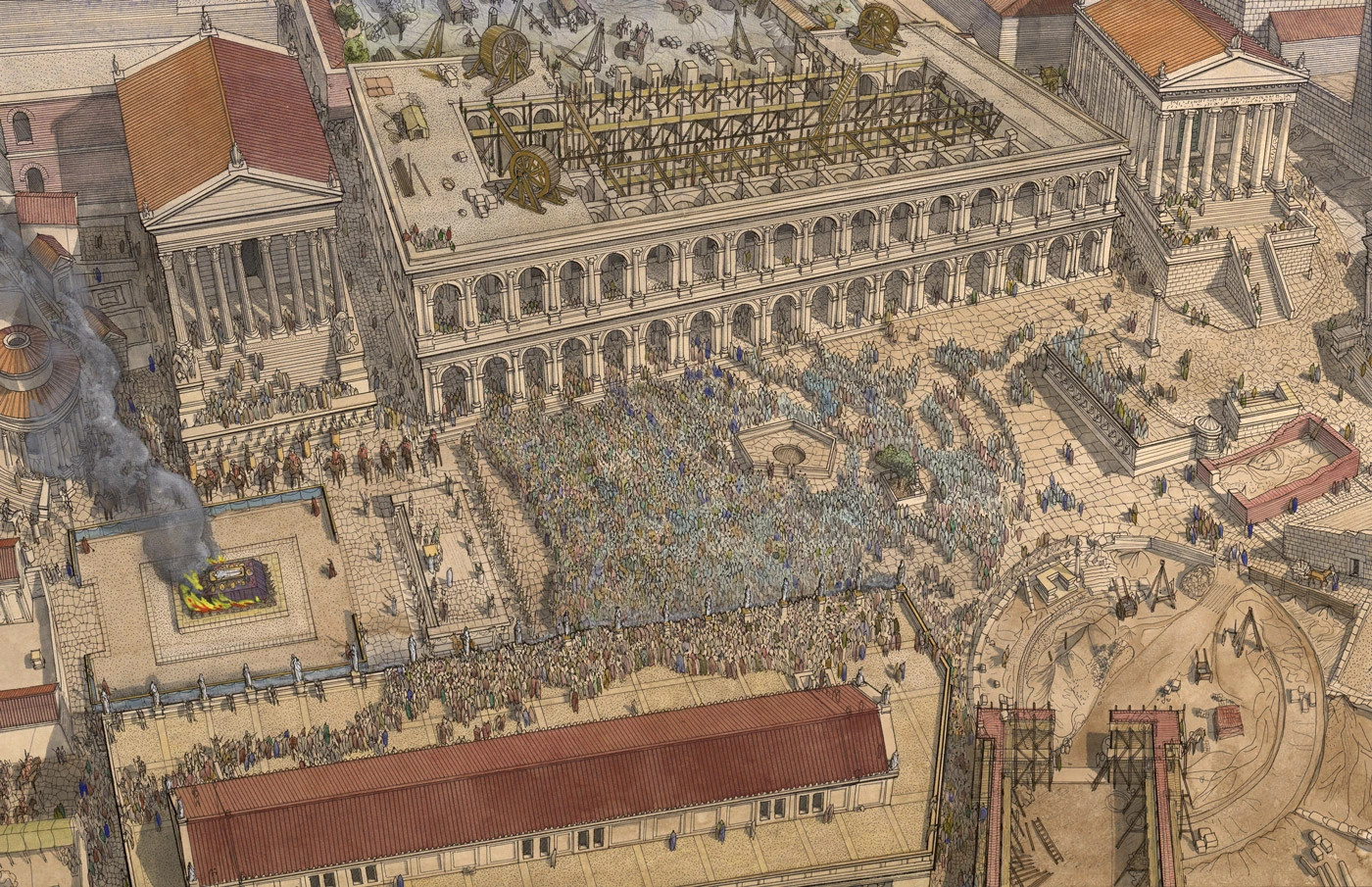 Faire du forum romain un terrain de jeu