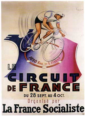 Affiche du Circuit de France 1942