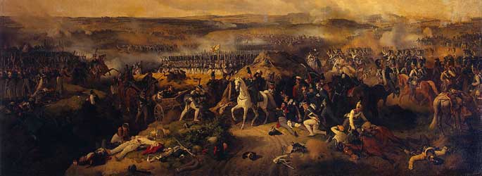 La bataille de Borodino par 
Peter von Hess (1843)