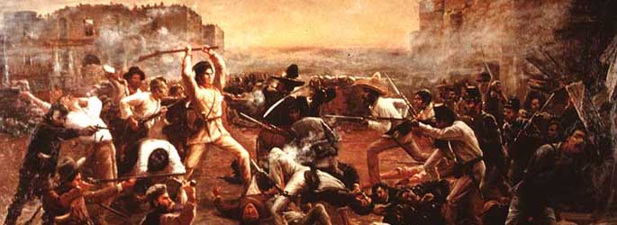 The Fall of the Alamo de Robert J. Onderdonk, 1901