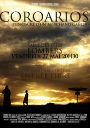 Affiche d'une de nos projections du film Coroarios