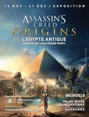 Assassin's Creed Origins, l'Egypte antique illustrée par Jean-Claude Golvin