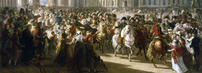 Napoléon à Berlin par Charles Meynier (1810)