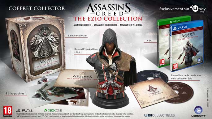 Coffret Collector Assassin’s Creed The Ezio Collection