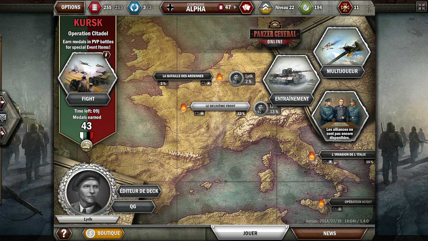 Preview de Panzer General Online