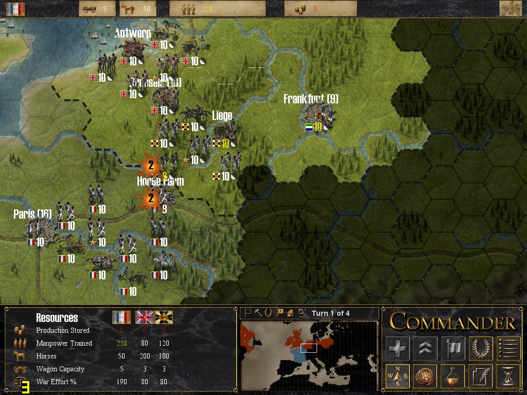 Test de Commander : Napoleon at War