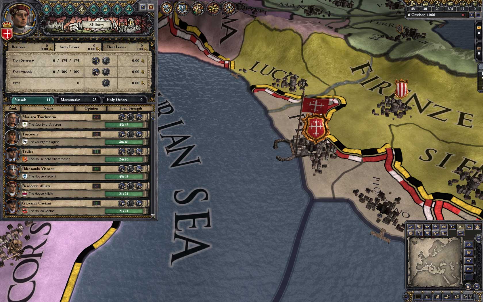 Test de Crusader Kings II : The Republic