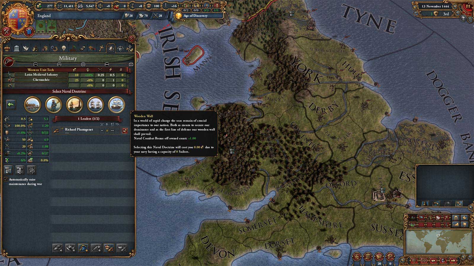 Test d'Europa Universalis IV : Rule Britannia