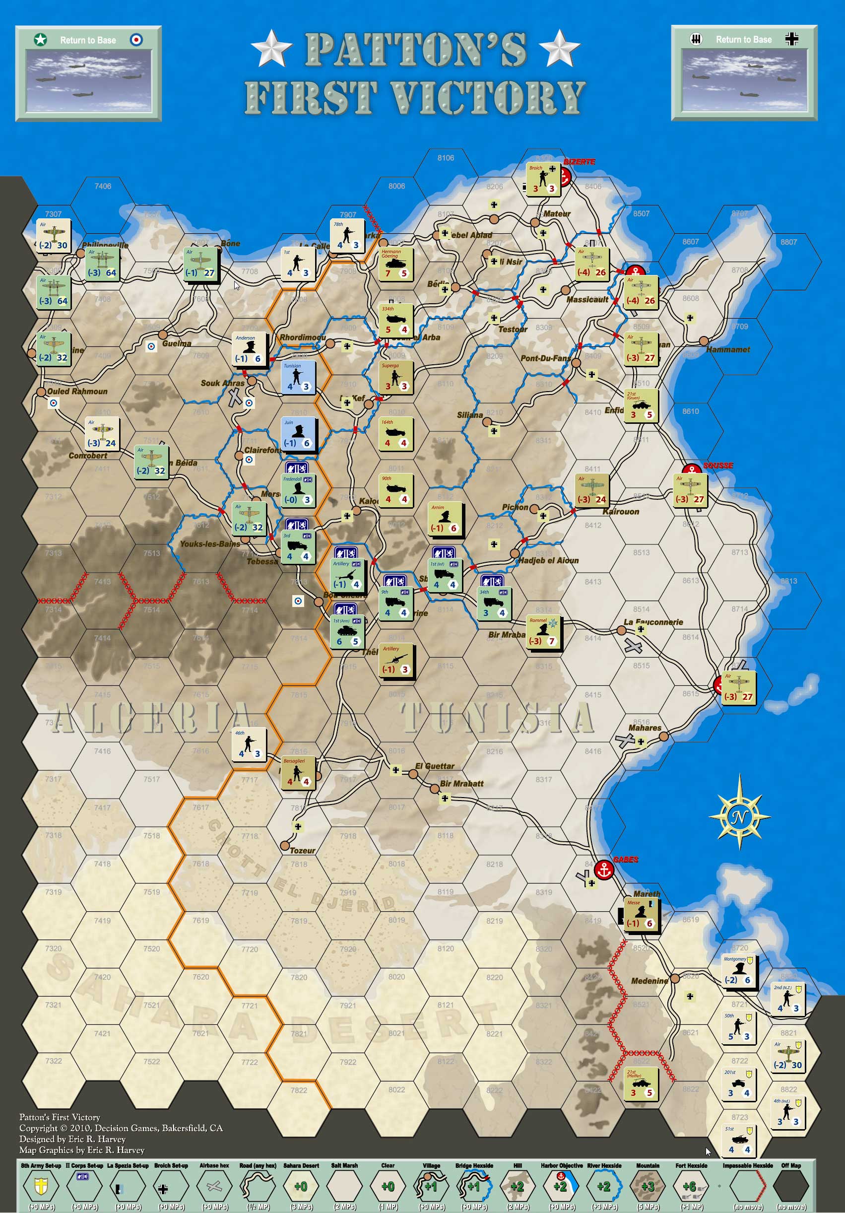 Test de Patton's First Victory : Tunisia