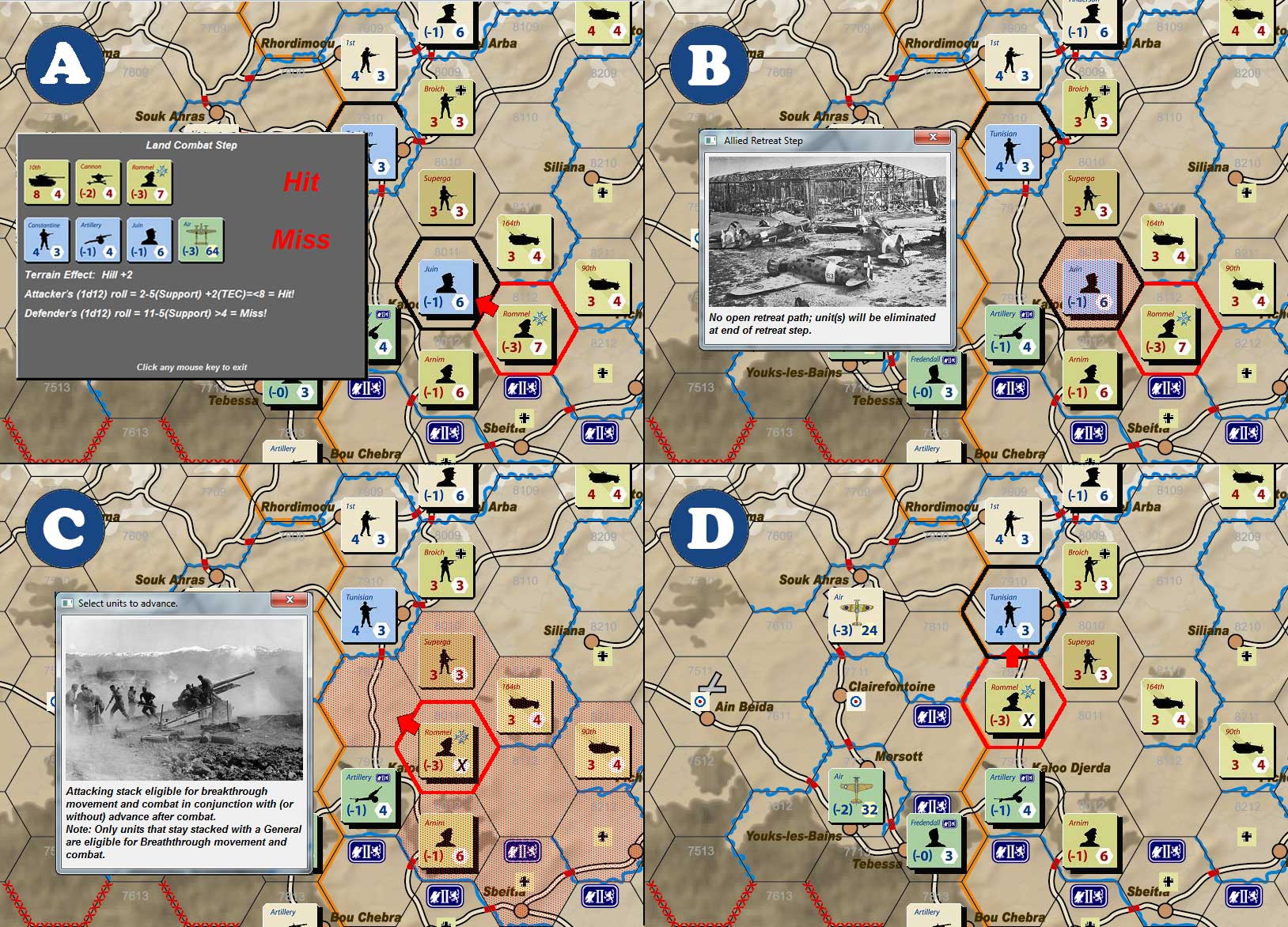 Test de Patton's First Victory : Tunisia